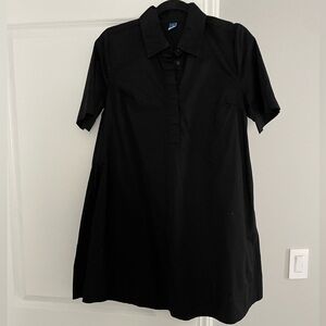 Old navy polo dress black cotton size S LIKE NEW